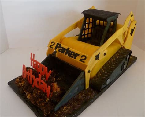 skid steer cake|Skid Steer Bobcat A 3D cake made to celebrate my grandson's .